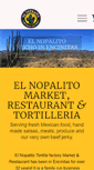 Mobile Screenshot of el-nopalito.com